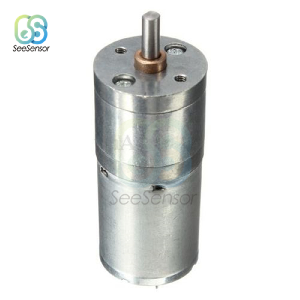 Geared Motor DC Motor 12V Electric Engine Reduction Motor High Torque 60RPM