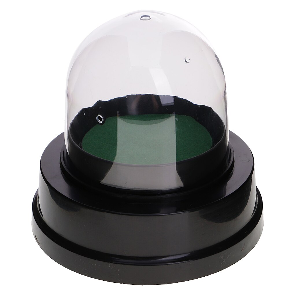 Tasse à dés électrique avec Base en feutre avec 5 dés pour jeux de Bar, Casino, fête, noir