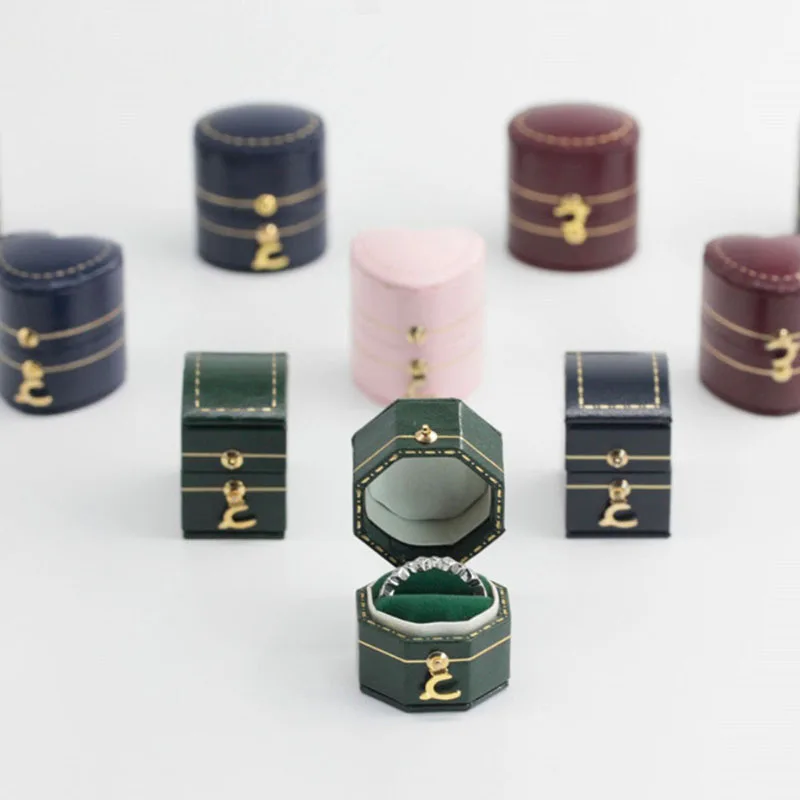 Ehering Kasten für Zeremonie, Verlobung sring Halfter Kasten für Vorschlag, Jubiläum, Ring Träger Kasten Schmuck Aufbewahrung koffer