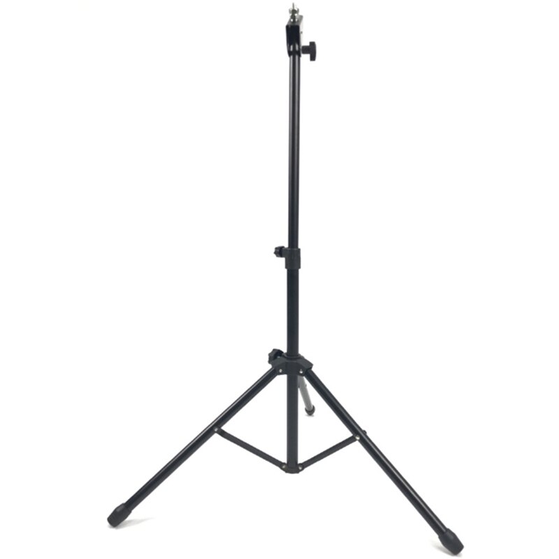 8 tommer justerbart metalstativ stumtrommestativ øvelsesstativ støtte percussion tilbehør sort
