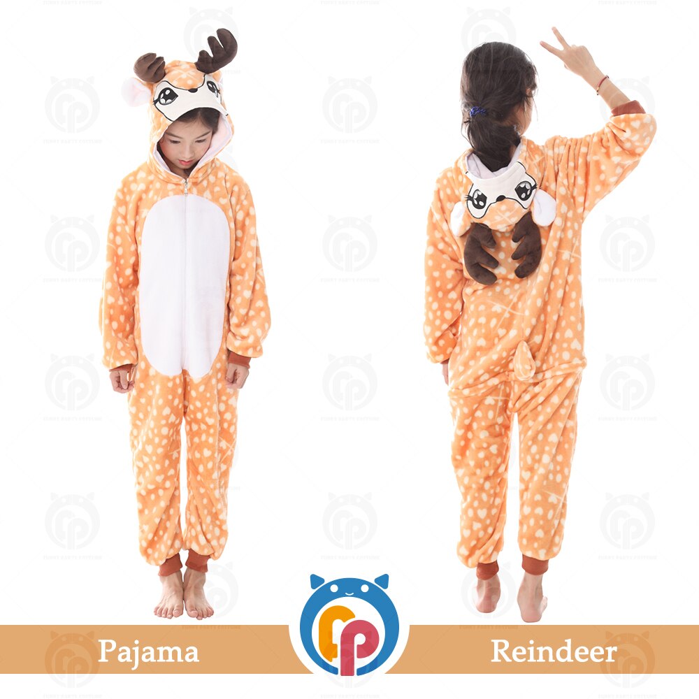 Christmas Halloween costume children cute animal christmas reindeer costume home clothes animal pajamas cosplay costum