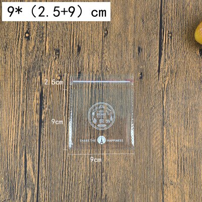 Sachets à biscuits adhésifs pour pâtisserie | 500 pièces, , sachet à pain Transparent, sachet d'emballage pour magasin de desserts: 01
