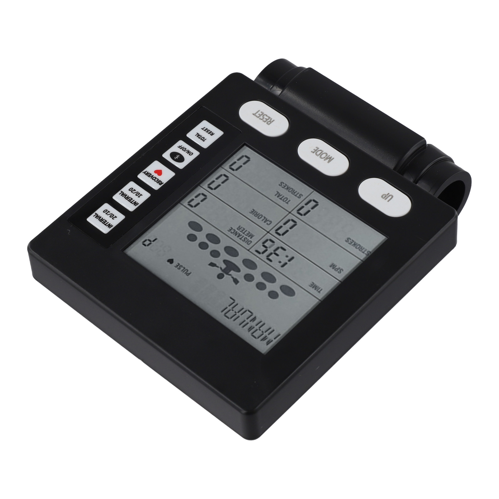 Fitness Training Rowing Machine Counter LCD Display Counter Exercise Monitor Calorie Tracking Features Fitness Equipment Monitor