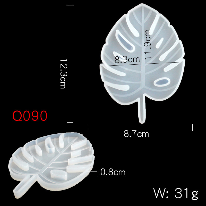 Molde de silicona de resina para posavasos redondo de Mandala, bandeja para posavasos de café, molde para bricolaje, resina epoxi, yeso, hormigón, copa de vino, molde para estera: Naranja