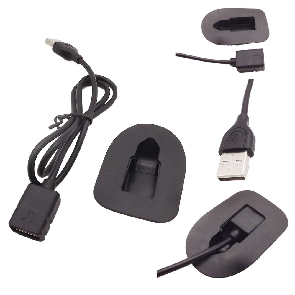 1 pc Externe USB Man-vrouw Extension Poort Opladen Interface Adapter Data Oplaadkabel voor Rugzak Bagage Accessoires