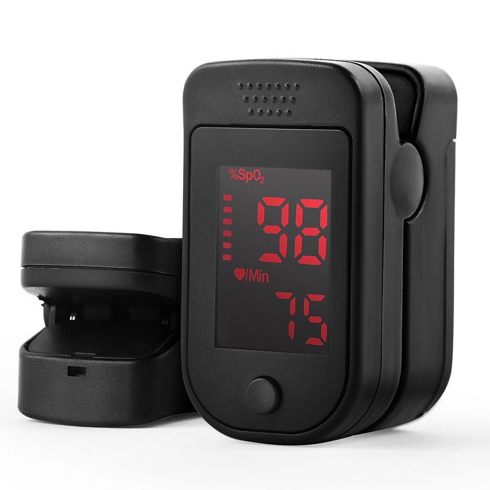 Fingertip Pulse Oximeter LED Digital Display for Gauging Pulse Rate Blood Oxygen Saturation Ward Monitoring