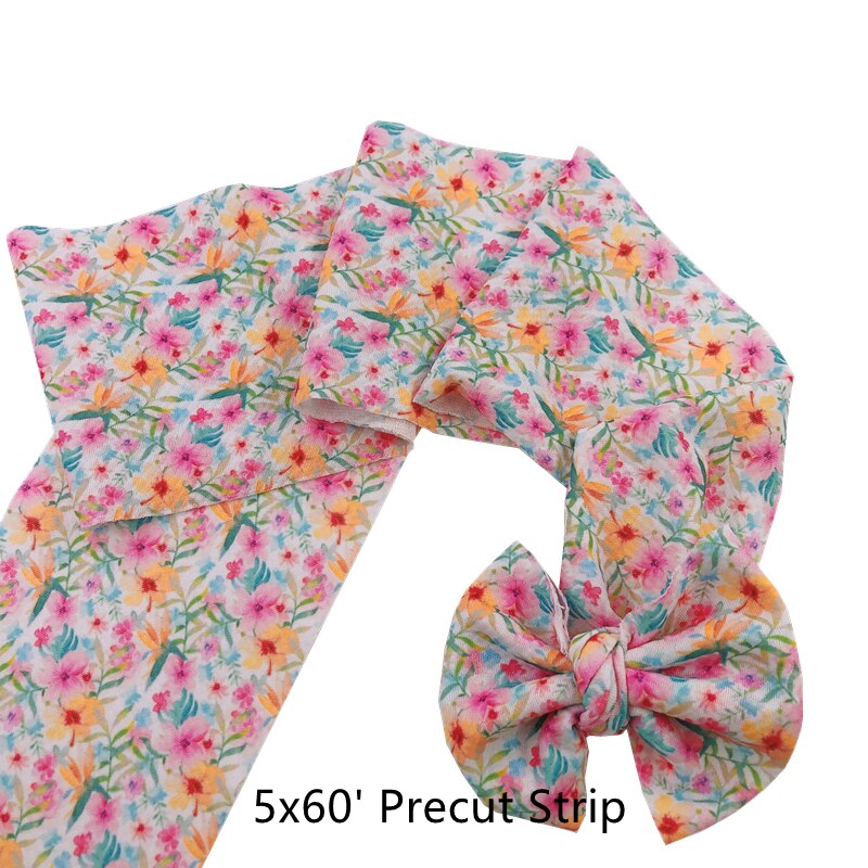 Rainbow Pre Cut Strips Ca. 5 "X 60"/Roll Gedrukt Bullet Geweven Liverpool Bubble Diy Naaien stof Voor Maken Haarelastiekjes