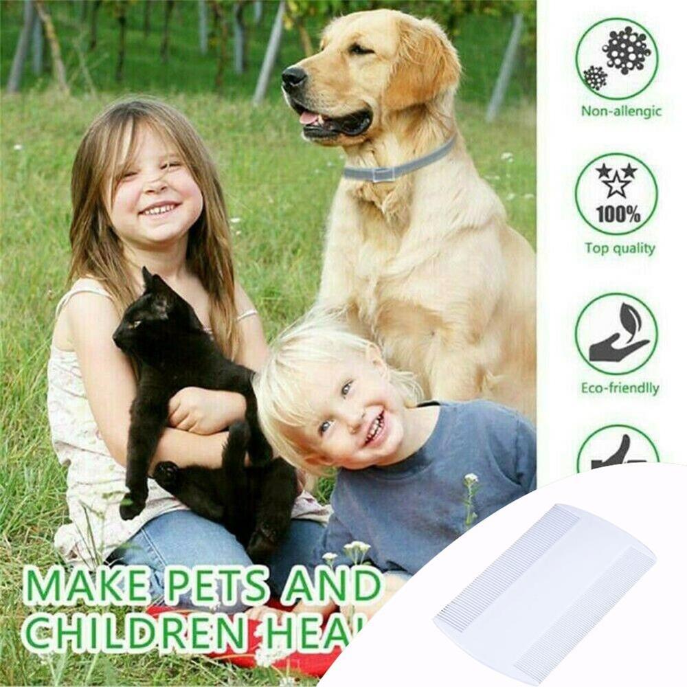 Double Sided Nit Fine Tooth Head Lice Hair Combs for Kids Pet dog Flea Plastic Hair Combs Remove Lice Comb Brush