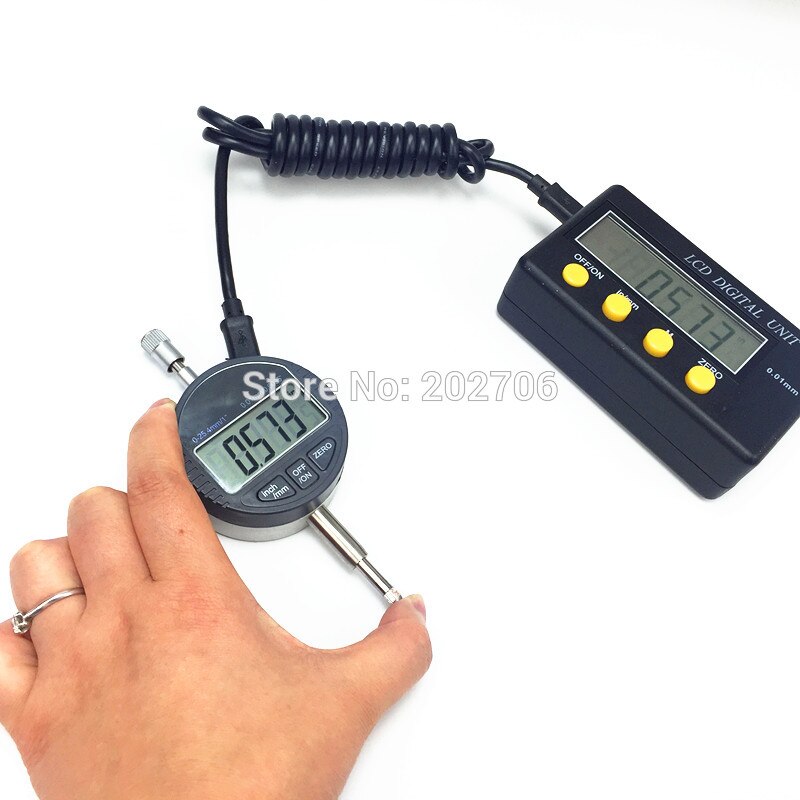 811-1 LCD Display Unit Resolution 0.01mm 0.001mm USB digital indicator digital display monit electronic indicator 0-12.7mm/25.4