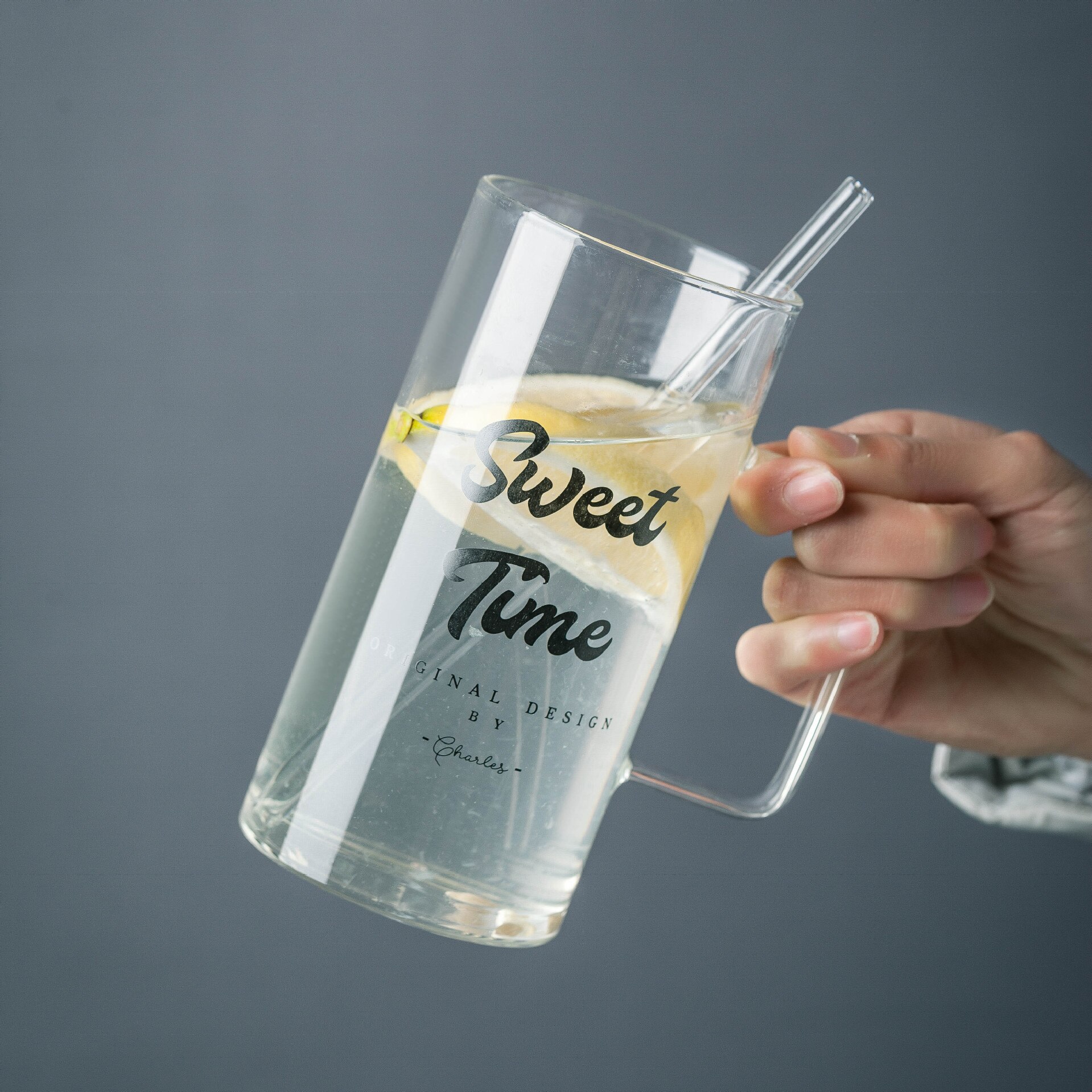 1 st 700ml värmebeständiga borosilikat kaffemuggar med handtaget muggar glas tekopp drinkware mjölk