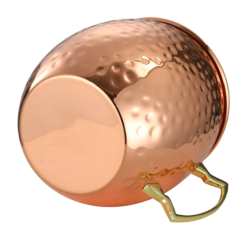 Caneca gigante 5l de martelado moscow mule, caneca mega caneca moscow mule caneca balde de gelo