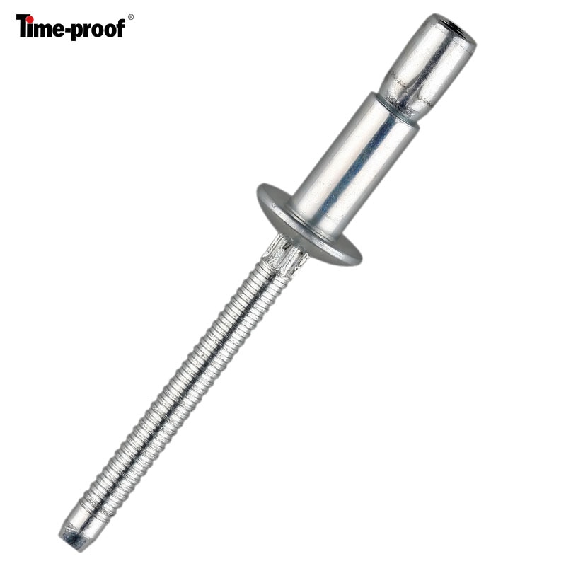 50PCS High Strength Structural Blind Rivet Carbon Steel Rivet Dome Head 4.8x10 4.8x14 6.4x14 6.4x20 9.6x21mm