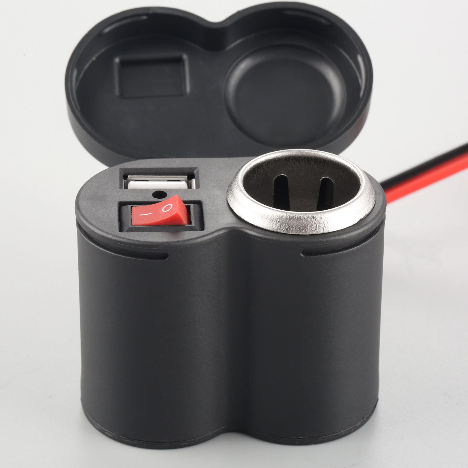 Auto Motorfiets Usb Opladen Systeem Waterdichte Sigarettenaansteker Usb Power Opladen Socket Usb DC12V Voor Atv Boot Auto Charger