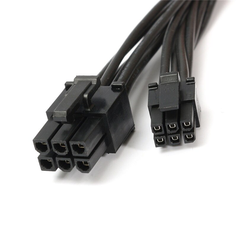 30cm Mini 6 Pin to PCI-E 6PIN Graphics Video Card ... – Vicedeal
