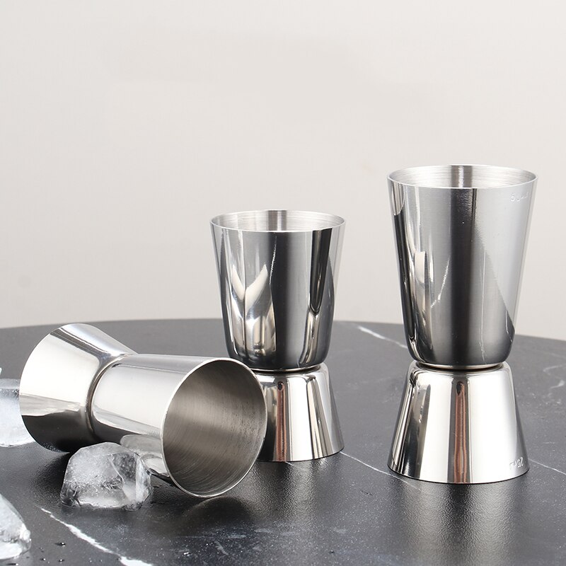 Podwójny dozownik robić kubków ze stali nierdzewnej robić pomiaru alkoholu koktajl bar bistro 40 / 20cc