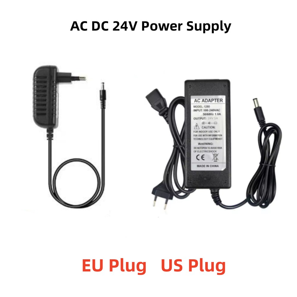Fuente de alimentación AC DC 24V 1A 2A 3A 5A 6A 8A 10A AC DC Led 24 V voltios adaptador de fuente de alimentación conmutada transformadores 220V 110V a 24V