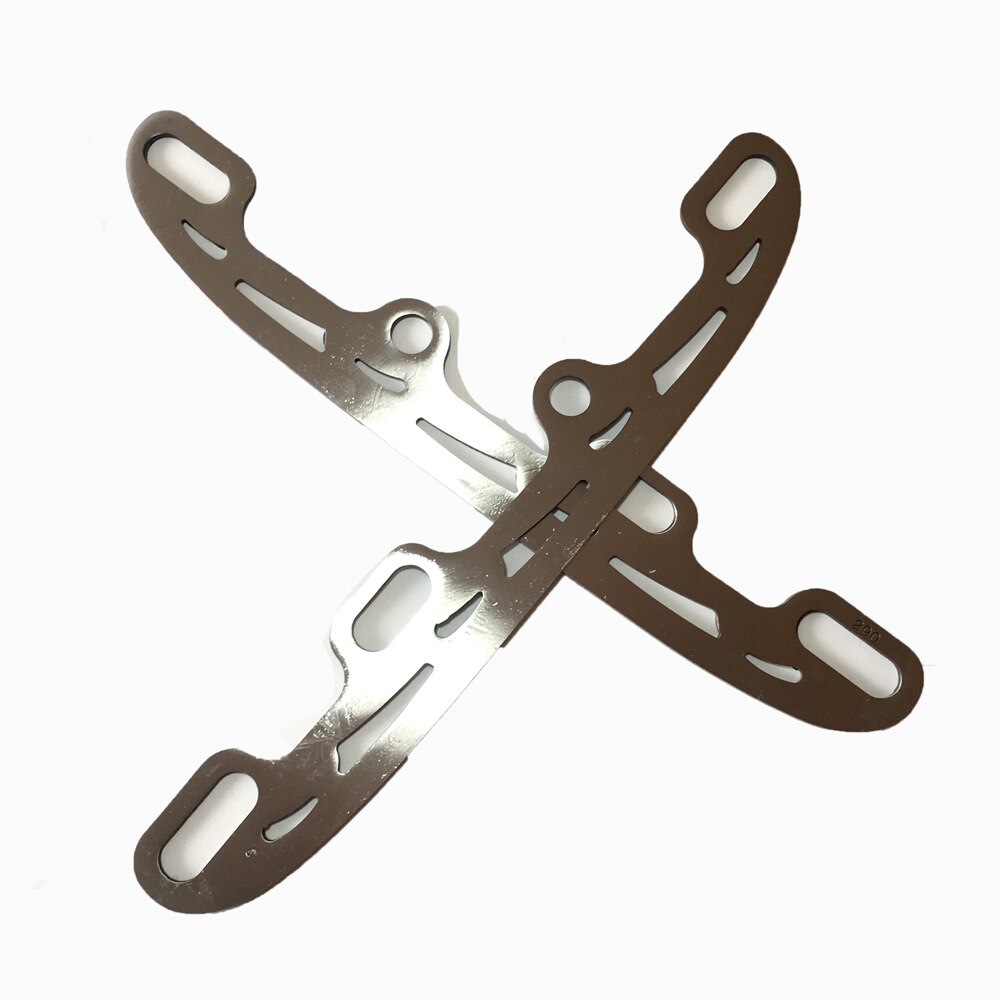Patín de patinaje sobre hielo para adultos y niños, conjunto completo de patinaje sobre hielo, de acero inoxidable, 3mm, plateado, 1 par