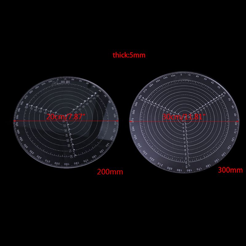 Center Finder Kompas Tool Houtbewerking voor Bowls Werk Tekening Cirkels Diameter A5YD