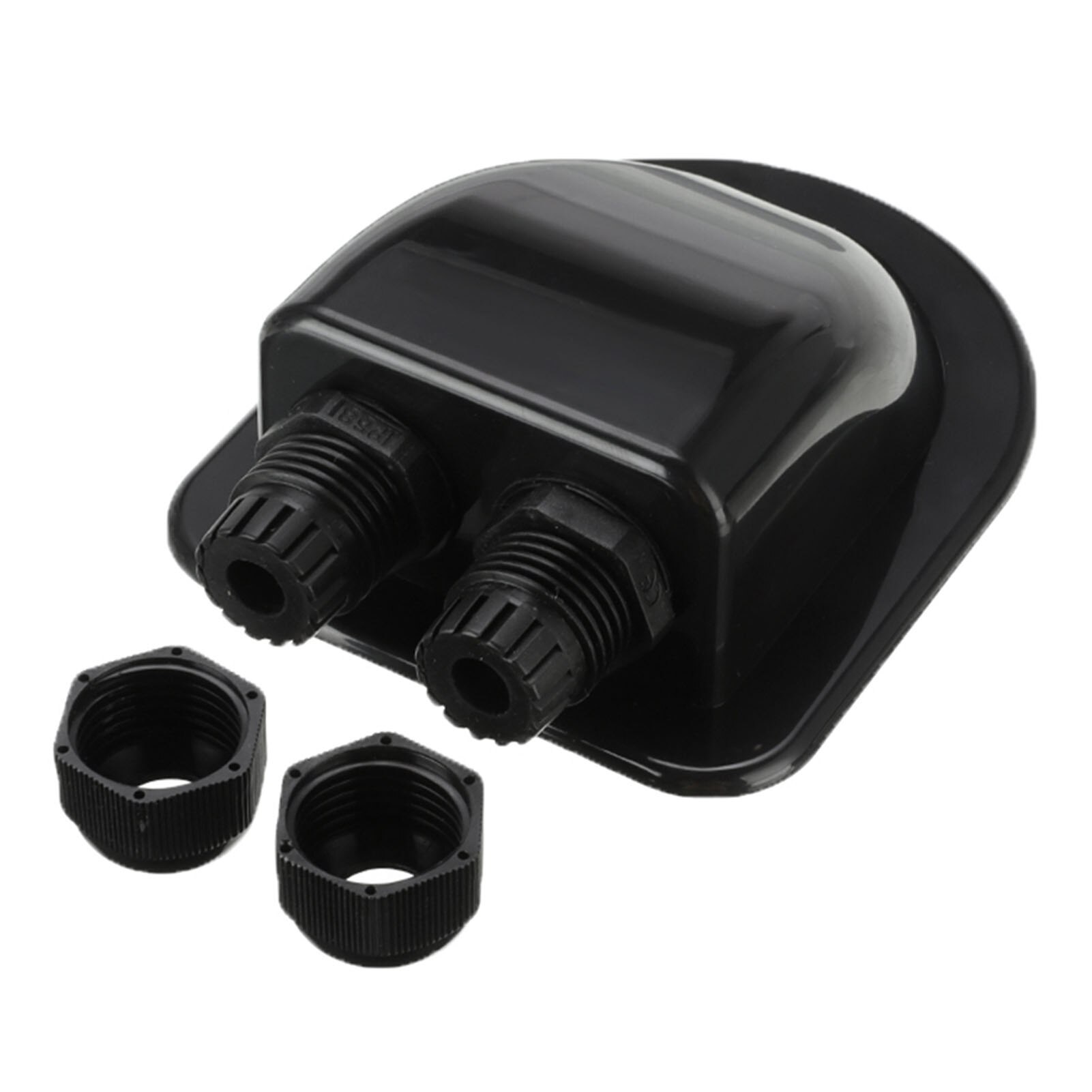 Junction Box High Solar Battery Panel Tool Waterproof Cable Connector Junction Box For Electrical Wiring Car Accessories: Black
