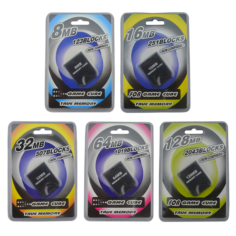 8/16/32/64/128 MB Memory Card for the Nintendo Gamecube Wii Game