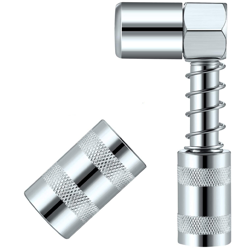 90 Degree Grease Coupler Adapter Fitting Tool Coupler Grease Fitting Tool For Car Truck etc Sleeve Locks Coupler in Place