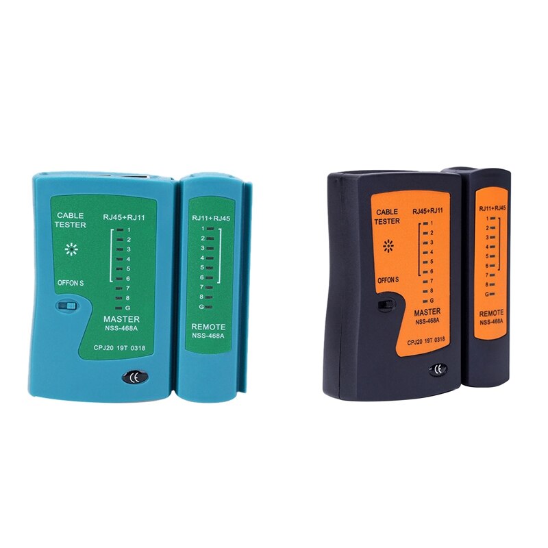 Tester per cavi di rete professionale per strumenti di Test remoti RJ45 RJ11 RJ12 CAT5 UTP LAN Cable Tester Detector