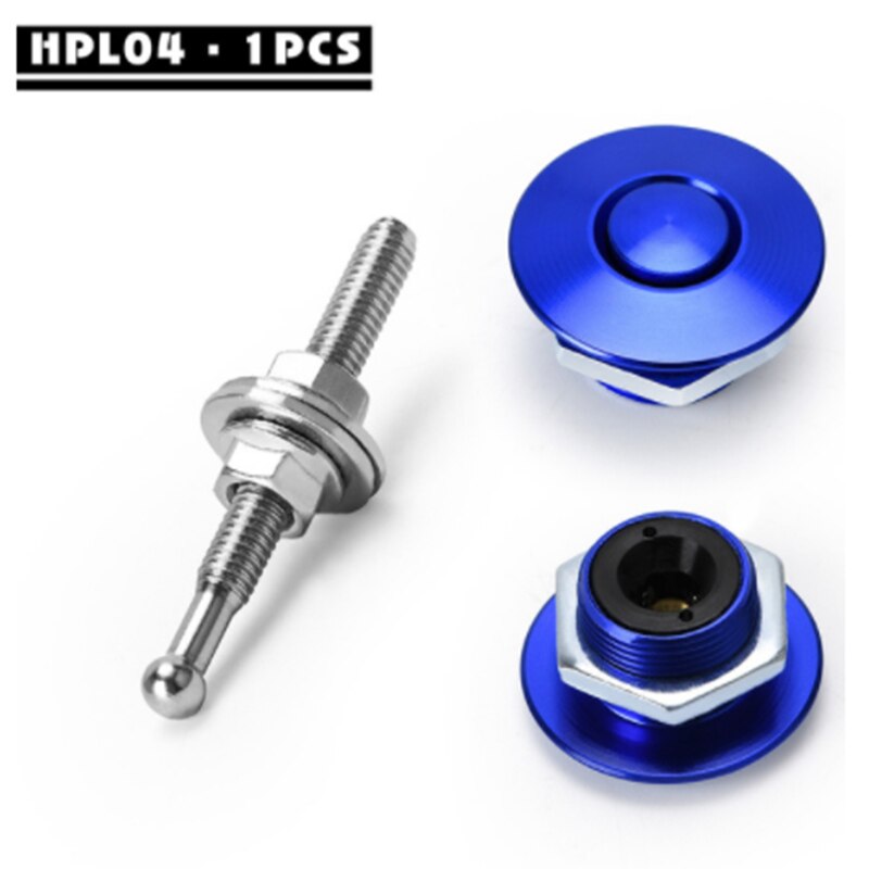 RESO--1 kawałek samochodów szybkie szpilki aluminium naciskać przycisk polano 1.25 "32mm kaptur kołki zapinana na klips zestaw uniwersalny: HPL04B