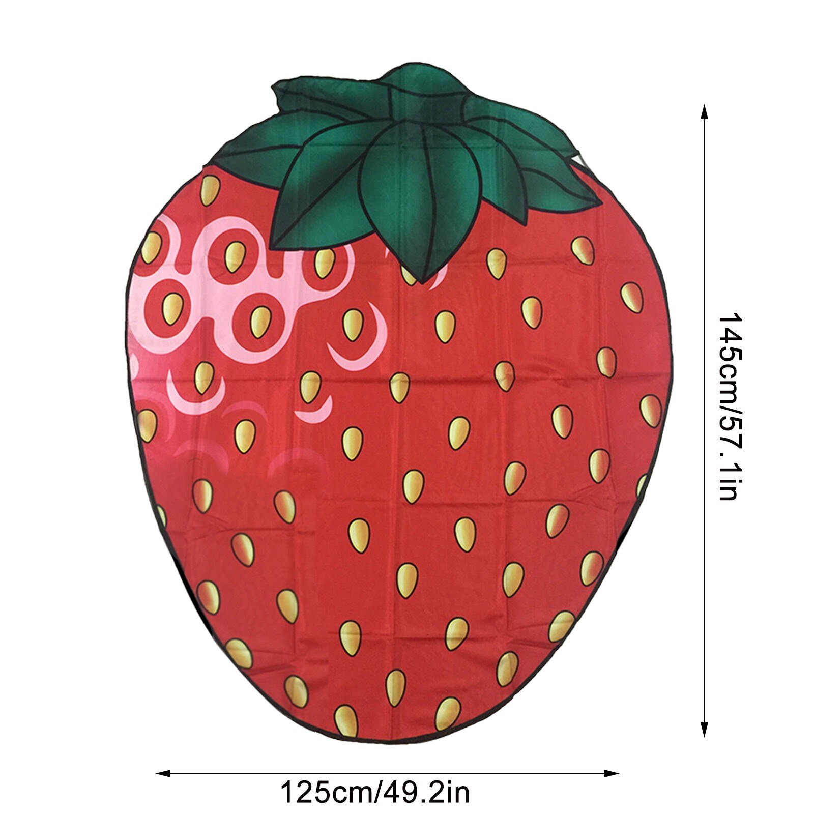 Coperta da spiaggia estiva anguria Super morbido assorbente novità stuoia da Picnic asciugamano da spiaggia asciugamani da bagno sportivi adatti D21