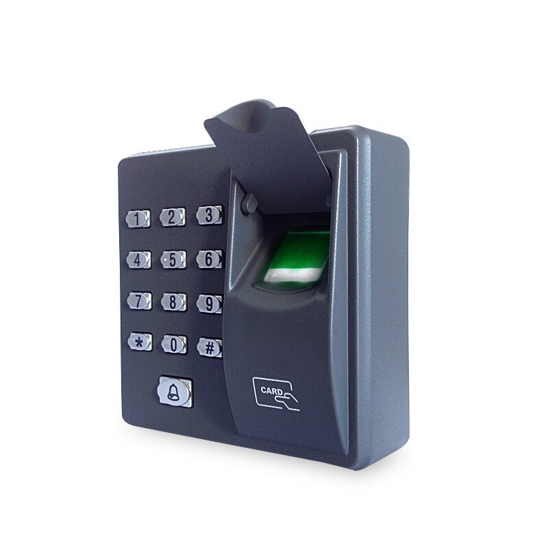 Fingerprint Access Control System RFID Keypad Biometric Finger print Card Reader Access Controller + 10pcs EM4100 keyfobs