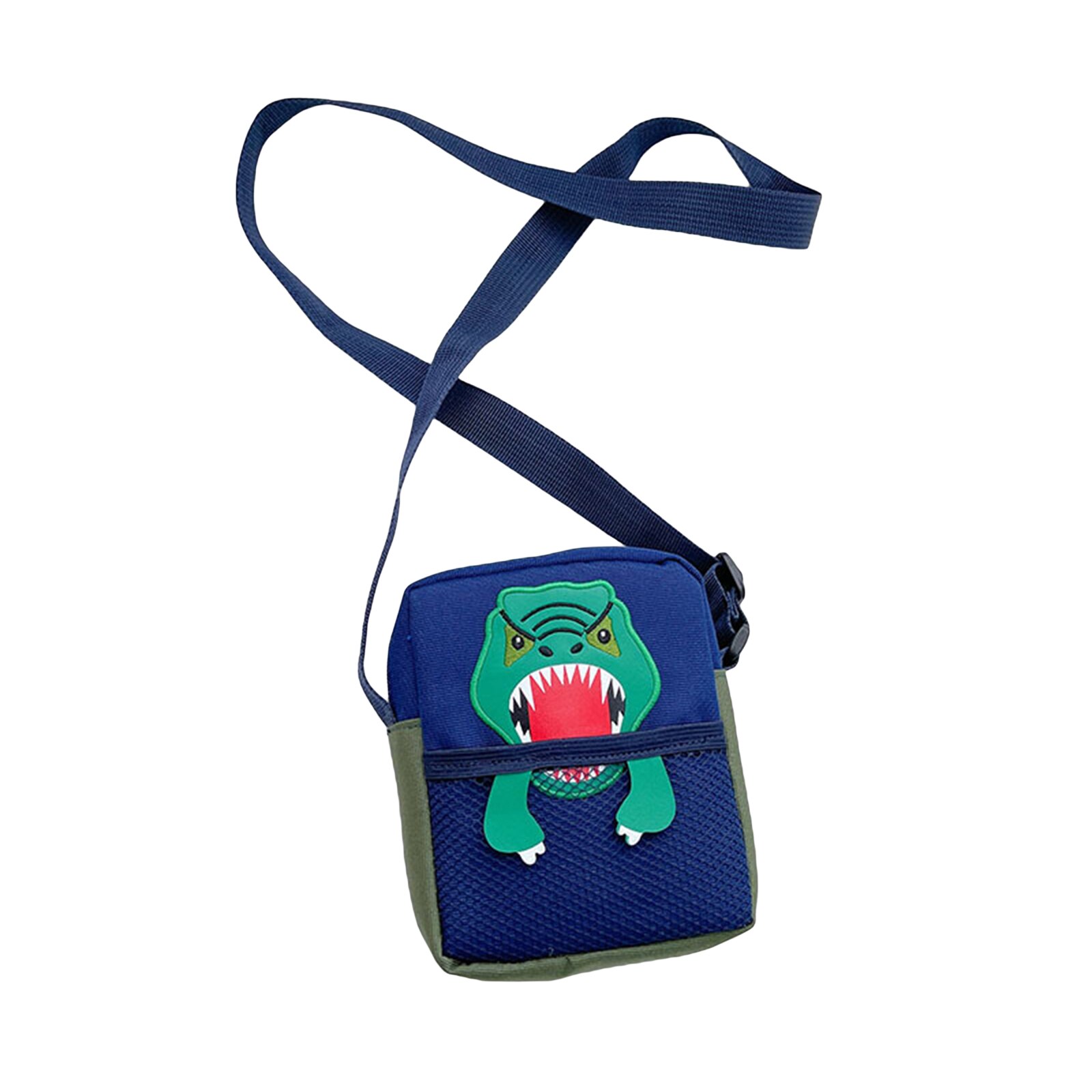 freundlicher Mädchen Jungen Brust Pack Karikatur Dinosaurier Stickerei Mini Schulter Tasche Bote Tasche Für Jungen Mädchen: E
