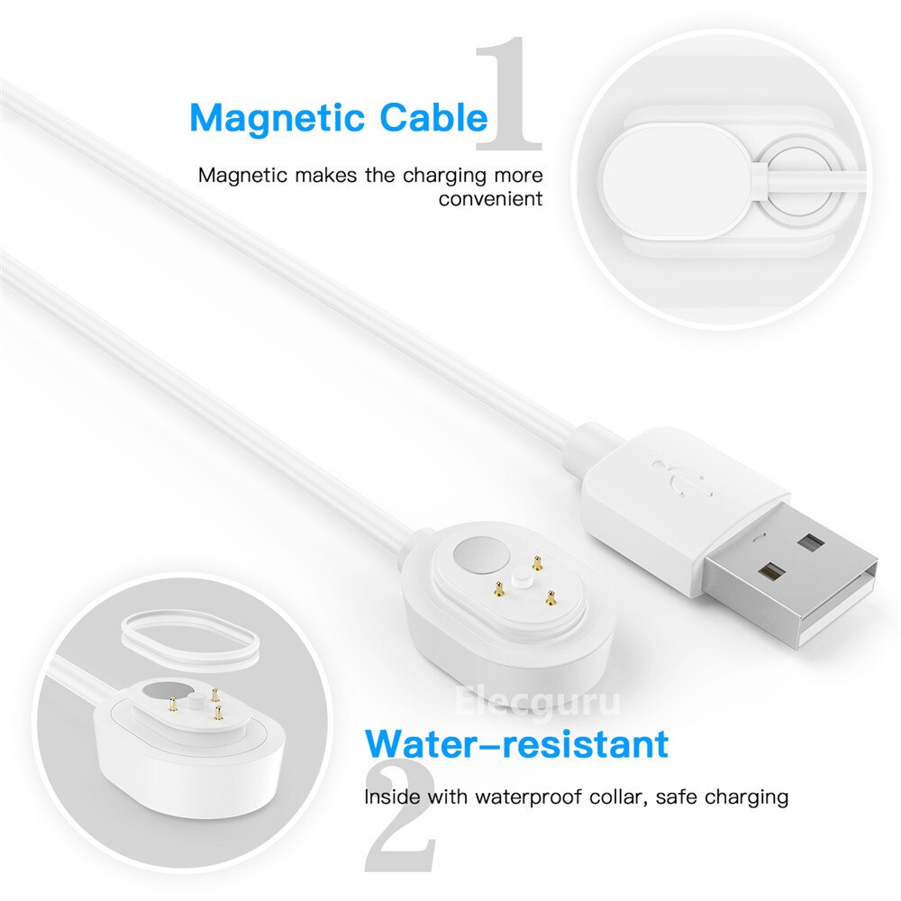 2 Pack 20ft/6m Magnetic Charging Kabel mit Adapter für Arlo Ultra/Pro 3 Kamera Wasserdicht Ladegerät arlo Zubehör