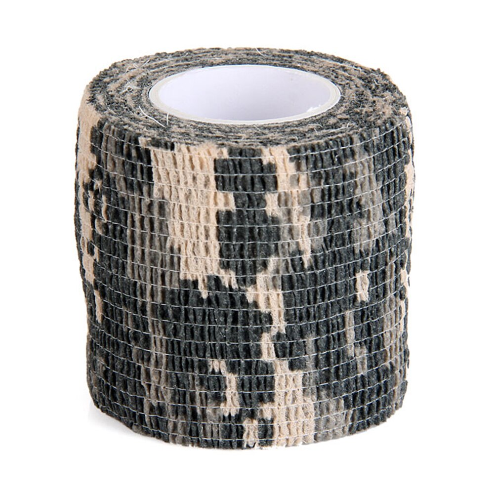 Uning Self-adhesive Protective Camouflage Tape Wrap 5CM x 4.5M Camo Form Non-woven Fabric Stealth Tape Stretch Bandage