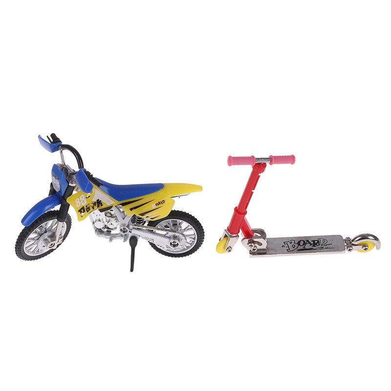 Mini Metal Finger Scooter Two Wheels Alloy Motorcycle Children Educational Toys Bikebicycle Model Toys Or Boys