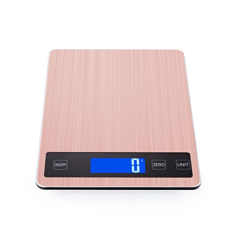 Stainless Steel Kitchen Scale,Greater Goods Gray Food Scale,Digital Display Show Weight in G/KG/LB:OZ/ML/FL.OZ for Cake Baking: Light Grey / 15Kg