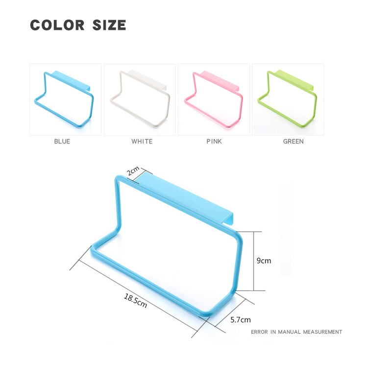 Towel Rack Hole-Free Seamless Bathroom Towel Rack Cabinet Door Back Rag Rack Hanger Shelf Household Items For kitchen