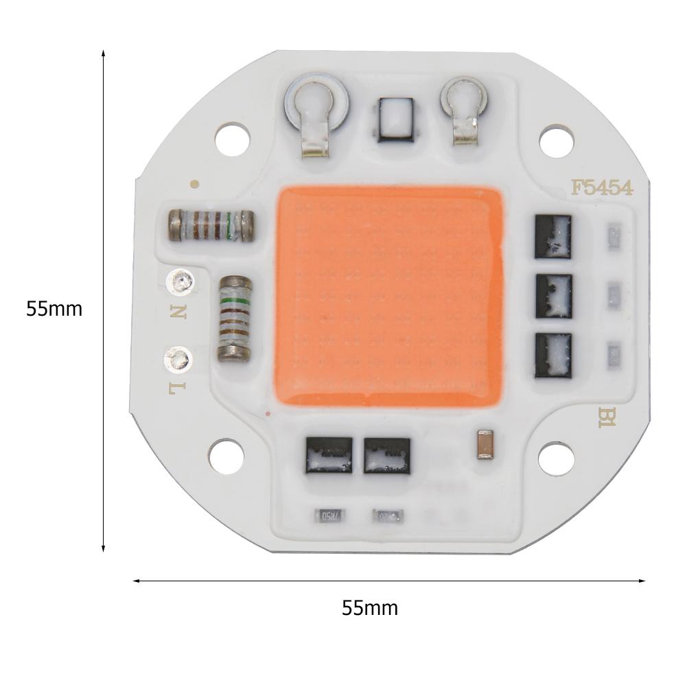 COB LED Lamp Chip AC220V LED Bulb Flood Light Chip High Power 20W DIY Floodlight Weight About 15g ApplicableVoltage Ac220v: H