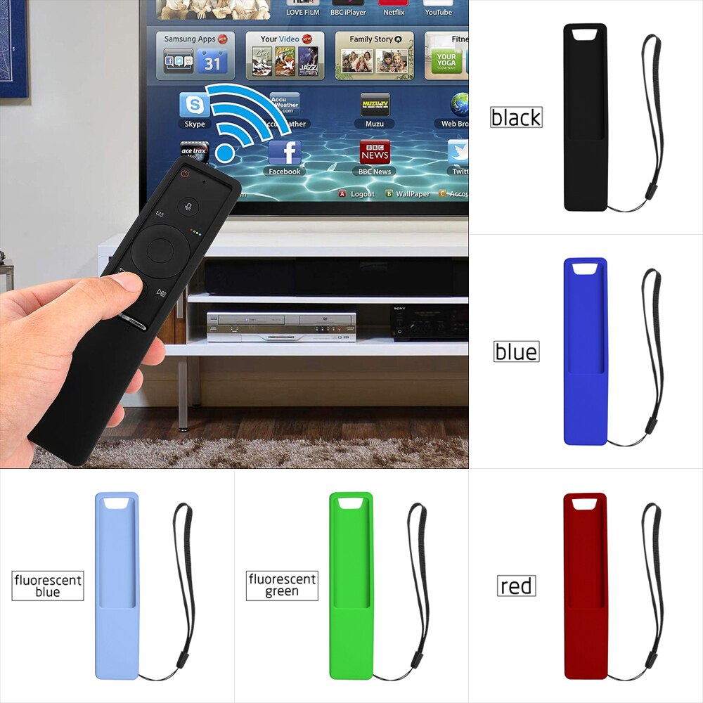Universal Antislip Siliconen Afstandsbediening Beschermende Anti Cover Shockproof Afstandsbediening Case Voor Samsung Smart Tv