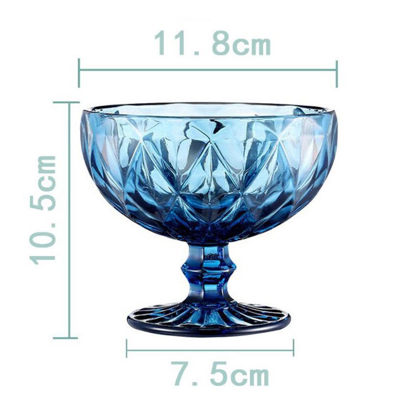 Gobelet en verre pour Cocktail, Restaurant, verre à vin, glace, yaourt, Pudding, Dessert, bol, tasse à gâteau, récipient à collation