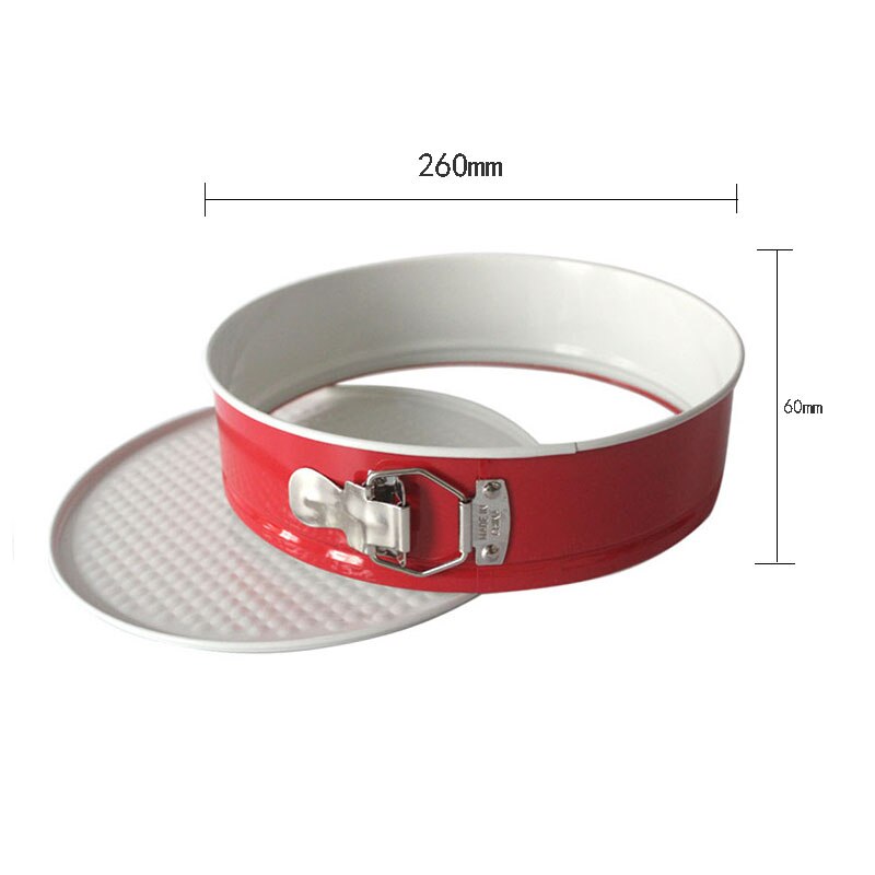 3PC Backformen Backen Pfannen Küche Kuchen Schimmel Kleine Runde Backform Schwere Kohlenstoff Nicht-Stock Slipknot Abnehmbare Basis tablett