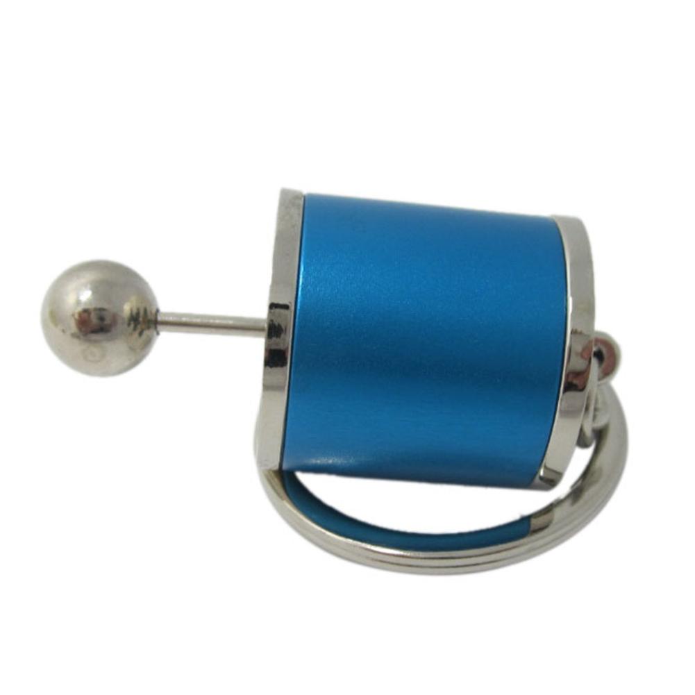 Car Gear Shift Keychains Ring Keyring auto 6 Speed Gearbox Gear Shift Racing Tuning Model Key chain Car Accessories: Blue