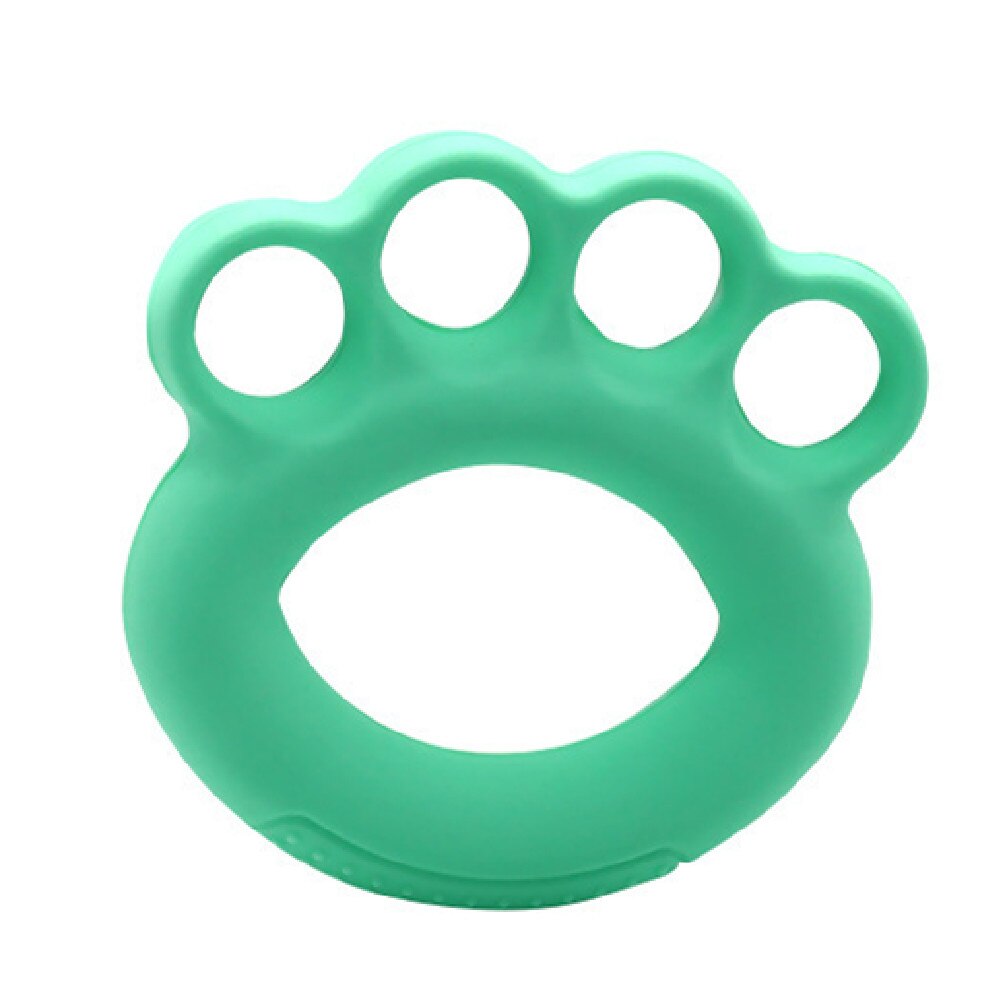 Finger Grip Device Men Women Rehabilitation Physiotherapy Training Finger Exercise Grip Ring Bump Massage Five Finger Trainer: green 20LB