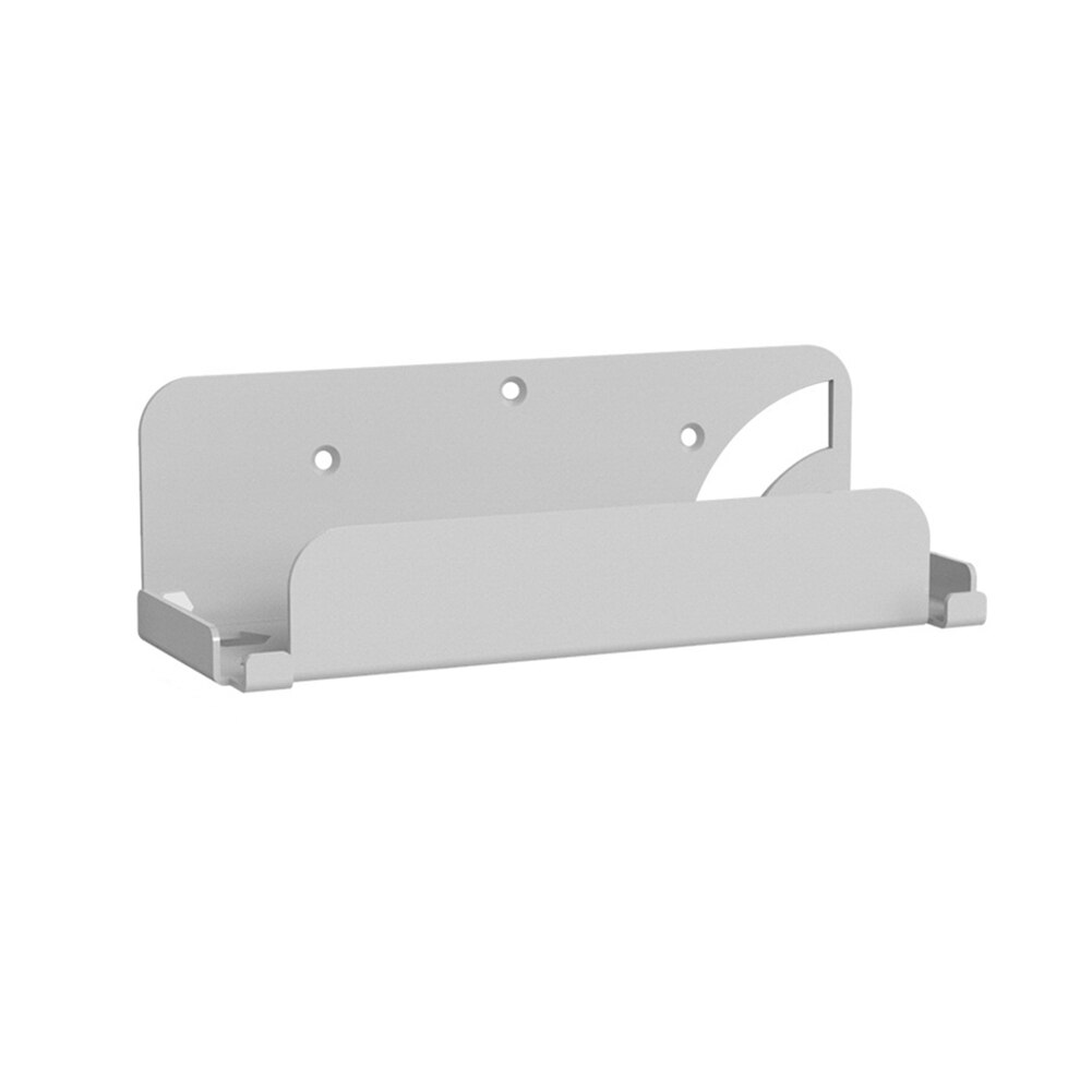 Soporte de pared Universal para Nintendo Switch/Nintendo Switch, consola de juegos OLED, receptor de TV, almacenamiento de montaje en pared: Blanco