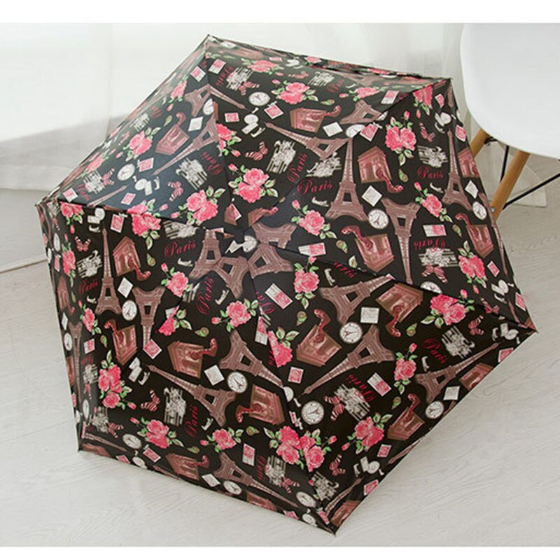 Yada mini bloemenpatroon opvouwbare paraplu regen dames merk paraplu dames pocket charms kinderparaplu's  ys128: B