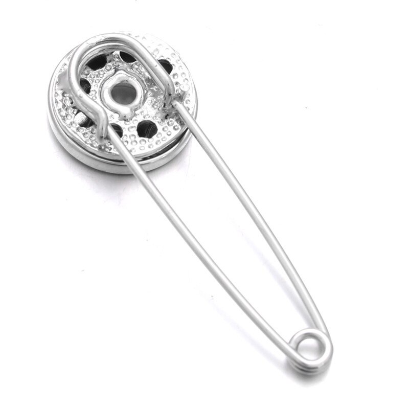 Snap Sieraden Trendy Snap Charm Broche Fit 18 Mm Metalen Bedels Knop Snaps Diy Sieraden Fitting ZI044