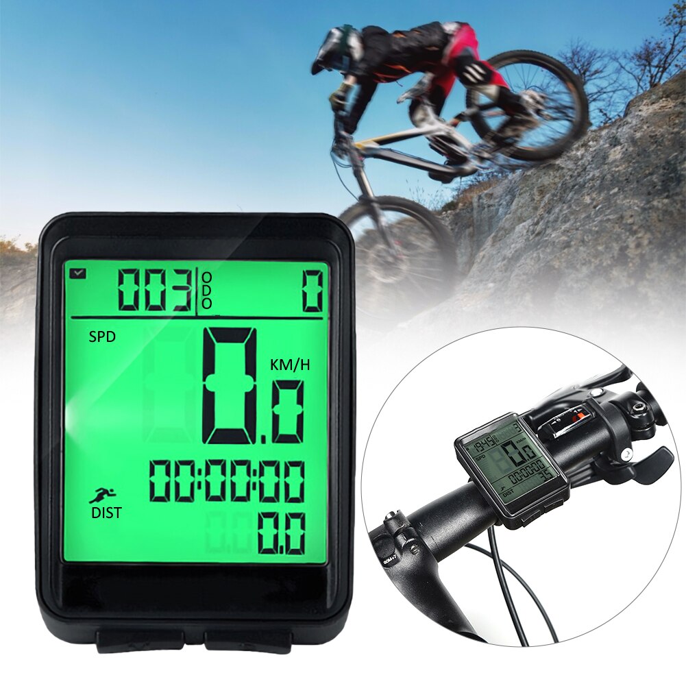 Bicycle Speedometer Wireless Mountain Bike Speedometer Bicycle Odometer