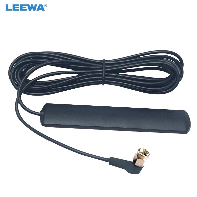 Leewa 3g 4g lte gsm antenne forstærker sma hanstik adapter forrude mount til bil gps mobiltelefon signal booster  #ca6178