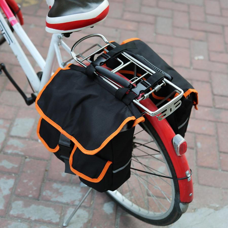 Cykelholder taske stor kapacitet vandtæt cykeltaske cykel aftagelig bageste sadeltaske cykel bagagerumstaske