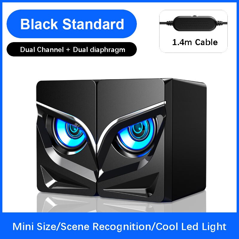 ZK50 Wired Computer Speakers Loudspeaker Bass Subwoofer AUX Audio Home Theater Music Bluetooth Player Speaker PC Laptop SoundBox: A