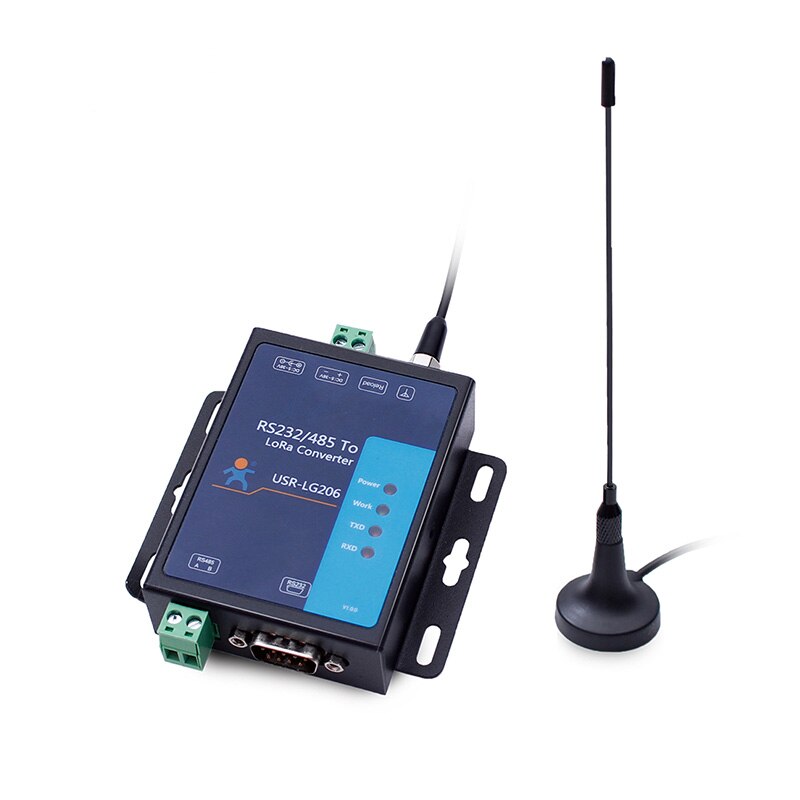 Lora Module Data Transmission Radio Point-to-point Wireless Transmission RS232/485 Serial Port Someone USR-LG206-L-P(398~525Mhz)