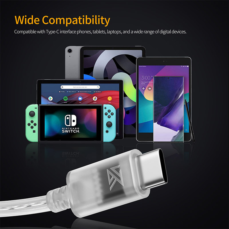 Cable de auriculares KZ, Cable de 2 pines, Cable chapado en plata, Cable de actualización tipo C, Cable de auriculares de repuesto Original ZS10 Pro X, Cable de auriculares